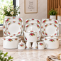 Royal Vintage Floral Bone China Dinnerware & Tea Set Square Edges 61 Pcs
